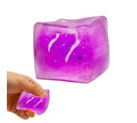 Apretón sensorial | Juguete aplastante | Juguete antiestrés | Squishy de bola de masa | Decoración interior ďe đe cubo elástico realista, juguetes antiestrés, para rellenos d́e calcetines navideño