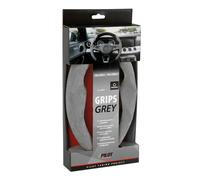 Apretones Cubierta Del Volante Deportivo Coche Universal Dirección En Micro Gris