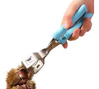 Apri Castagne - Pinza de acero inoxidable 304 con asas ergonómicas | Abridor de nueces de cocina con mango cómodo, para casa, hotel, restaurante, apartamento