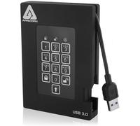 Apricorn Aegis Fortress FIPS 140-2 Nivel 2 Validado 256 bits USB 3 SSD Externo cifrado (A25-3PL256-S256F)