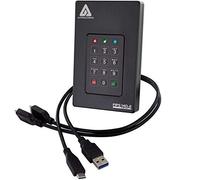 Apricorn Aegis Fortress L3 - Unidad portátil cifrada por Hardware SSD USB 3.0 de 20 TB con validación FIPS (24,5 mm) AFL3-S20TB