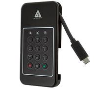 Apricorn Aegis NVX de 1 TB - Unidad cifrada de hardware NVMe de ultra alta velocidad de 10 Gbps USB tipo C (ANVX-1TB)