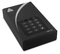 Apricorn aegis padlock dt disco duro externo 6 tb usb tipo a 3.2 gen 1