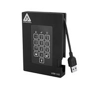 Apricorn Aegis Padlock Fortress 1TB - Disco duro externo (1000 GB, 3.0 (3.1 Gen 1), 5400 RPM, Negro)