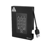 Apricorn Aegis Padlock Fortress - Disco duro externo (2000 GB, 3.0 (3.1 Gen 1), 5400 RPM, Negro)