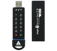 Apricorn Aegis Secure Key 3.0 - Llavero USB 3.0 seguro de 120GB con cifrado AES de 256 bits, teclado alfanumérico, PIN 7-16 dígitos, IP58, FIPS 140-2 Nivel 3 (pendiente)