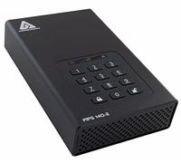 Apricorn Candado de Escritorio Aegis de 18 TB FIPS 140-2 validado de 256 bits Disco Duro cifrado (ADT-3PL256F-18TB)