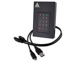 Apricorn Unidad portátil Aegis Fortress L3 de 2 TB con certificación FIPS, SSD USB 3.0 cifrada por Hardware