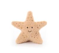Apricot Lamb Alegre estrella de mar animales de peluche para niños, suave y lindo peluche para bebés, niñas y niños, marrón, 13 cm