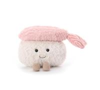 Apricot Lamb Camarones Sushi Comida Peluche Peluche Peluche 16 cm