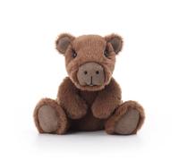 Apricot Lamb Capybara Connor Peluche para niños, suave y bonito peluche para bebés, niñas y niños, marrón, 18 cm