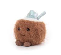 Apricot Lamb Coco helado Coconut Comida de peluche para niños, suave y lindo peluche para bebés, niñas y niños, marrón, 10 cm