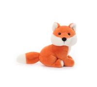Apricot Lamb Curioso zorro de peluche para niños, suave y lindo peluche para bebés niñas y niños, naranja, 13 cm