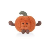 Apricot Lamb Divertidos juguetes de peluche de comida de calabaza para niños, peluche suave y lindo para bebés niñas y niños, mullido, divertido calabaza naranja, 12 cm
