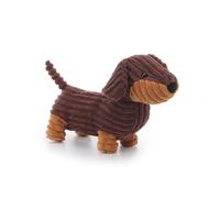 Apricot Lamb Henry Dachshund Perro de peluche para niños, suave y lindo peluche para bebés, niñas y niños, mullido, Henry Dachshund marrón, 27 cm