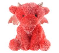 Apricot Lamb-Juguetes Peluche de Dragón de Peluche Rojo Animal de Peluche Suave,Ideal para niños de 3 años o más y Adultos(Dragón de Peluche Rojo,20cm)