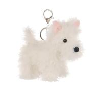Apricot Lamb Llavero de peluche de perro West Highland, 13 cm