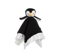 Apricot Lamb Manta de Seguridad de Albaricoque y Cordero con Peluche, diseño de Animales de Peluche,Pingüino Blanco y Negro