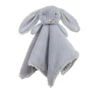 Apricot Lamb Manta de seguridad de conejo gris con animales de peluche, manta de personajes de guardería, manta de lujo para acurrucarse con bebé adorable (conejo gris)