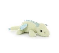Apricot Lamb Matcha - Peluche de dragón tumbado para niños, suave y bonito peluche para bebés, niñas y niños, color verde, 28 cm