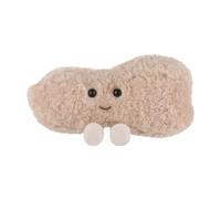 Apricot Lamb Peluche de cacahuete para niños, suave y bonito peluche para bebés, niñas y niños, color marrón, 17 cm