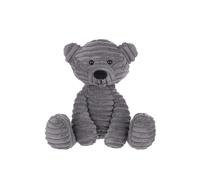 Apricot Lamb Peluche de oso corduroy gris ahumado para niños, suave y bonito peluche para bebés, niñas y niños, mullido, gris ahumado, oso corduroy, gris, 23 cm