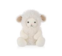 Apricot Lamb Peluche de oveja de cordero valiente para niños, suave y bonito peluche para bebés, niñas y niños, cordero valiente, color blanco, 20 cm