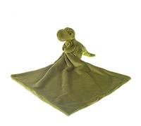 Apricot Lamb Snuggler - Manta de Seguridad de Dinosaurio de Felpa para bebés, Manta de Personaje para habitación del bebé (Dinosaurio Verde, 14 Pulgadas)