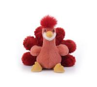 Apricot Lamb Valientes juguetes de peluche de Turquía para niños, suaves y lindos peluches para bebés, niñas y niños, mullido, valiente, Turquía, rojo, 20 cm