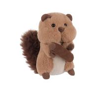 Apricot Lamb Vergonzoso peluche de castor para niños, suave y bonito peluche para bebés, niñas y niños, castor esponjoso, marrón, 16 cm