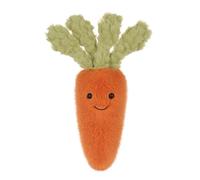 Apricot Lamb Zanahoria Comida de peluche para niños, suave y lindo peluche para bebés, niñas y niños, zanahoria esponjosa, color naranja, 22 cm