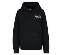 Aprieta suavemente sudadera con capucha con motivo floral y estrellas.