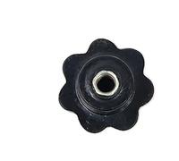 apriete la tuerca, Tuercas de mariposa de estrella de baquelita negra con ajuste manual y perilla de sujeción M4-M16(50*M10-GALVANIZED STEEL)