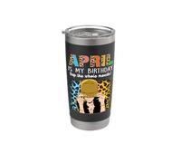 April Is My Birthday Yep The Whole Month Birthday Vaso térmico de acero inoxidable de doble pared