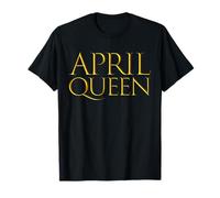 April Queen For Girls Born In The Month of April Camiseta