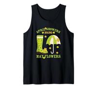 April Showers Bring May Flowers & Rubber Boots For Gardener Camiseta sin Mangas