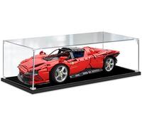 APRILA Vitrina Acrílica para 42143 Technic Ferrari Daytona SP3, a Prueba de Polvo, Caja de Almacenamiento Transparente para Modelos Coleccionables, 62 x 30 x 20 cm (Solo Vitrina)