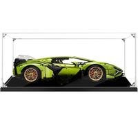 APRILA Vitrina acrílica para Lamborghini Sián FKP 37 Race Car, 62 cm x 30 cm x 20 cm, caja transparente a prueba de polvo