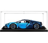 APRILA Vitrina acrílica para Technic 42083 Technic Bugatti Chiron, vitrina a prueba de polvo, caja de almacenamiento transparente para modelos coleccionables, 62 x 30 x 20 cm (solo vitrina)