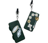 APRILADY Llavero con contador de rosario, clicker de oración portátil para devoción diaria y regalos de fe, rueda de desplazamiento portátil de mano, alivio del estrés con llavero integrado, verde