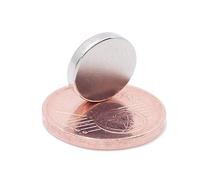 Aprilheld | 100 imanes de disco de 10 x 2 mm | N52 clase más fuerte - imanes de neodimio extra fuertes | Power Magnet para tablón de anuncios, pizarras blancas, foto, nevera | Mini disco magnético