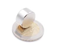 Aprilheld | 8 imanes de disco redondos de 15 x 8 mm | N52 clase más fuerte - imanes de neodimio extra fuertes | Power Magnet para tablón de anuncios, pizarras blancas, fotos, frigoríficos, mini discos