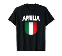 Aprilia con bandera italiana - Pequeña ciudad en Italia Camiseta