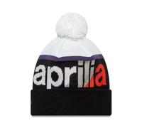 Aprilia Racing, Motorbikes, Superbikes, Colección Oficial 2026, Wordmark Knit Cuff Bobble Beanie Hat, Stretch Fit