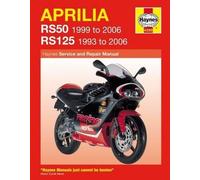 Aprilia RS50 1999 - 2006 & RS125 1993 - 2006: 1993 to 2006 (Haynes Service and Repair Manuals) by Anon(2006-08-31)
