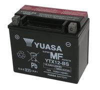 Yuasa Batería moto YTX12-BS BTX/FTX/DTX12-BS 12V 10 Ah activada