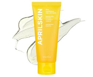 Aprilskin Mascarilla facial de caléndula para minimizar los poros | Vegana | Removedor de puntos negros, exfoliante, limpieza profunda | PHA BHA | Cuidado de la piel coreano | K Beauty | 3.5 onzas