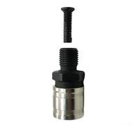 Aprilsunnyzone 1/4 pulgada a 3/8-24 UNF o 1/2-20 UNF Varilla adaptador para puentear estándares comunes de rosca de herramienta eléctrica en servicio de campo (B)