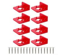 Aprilsunnyzone ABS para soporte de batería de 12 V para baterías de herramientas inalámbricas, montaje en pared con tornillos diseñados para capacidades de batería de 1.5 Ah a 9.0 Ah, organización de