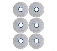 Aprilsunnyzone Accesorios para mopa de aspiradora DREAME X60 Max Ultra Robot, almohadillas compuestas de nailon para tareas efectivas de limpieza en húmedo y seco (6 piezas)